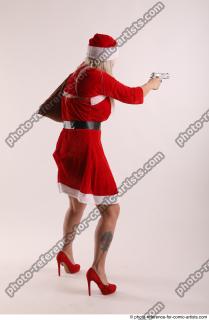 JAROSLAVA STANDING POSE WITH GUN